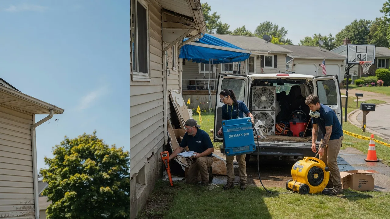 Ceiling Leak Cleanup in Lost Nation, IA near me