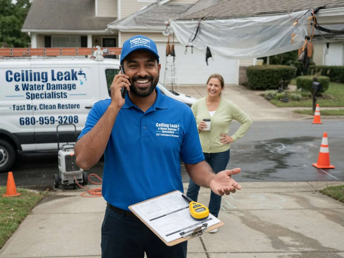Ceiling Leak Cleanup Lost Nation, IA FAQs
